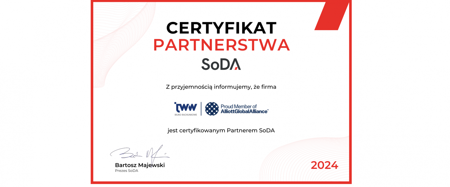 JWW is a certified SoDA 2024 partner